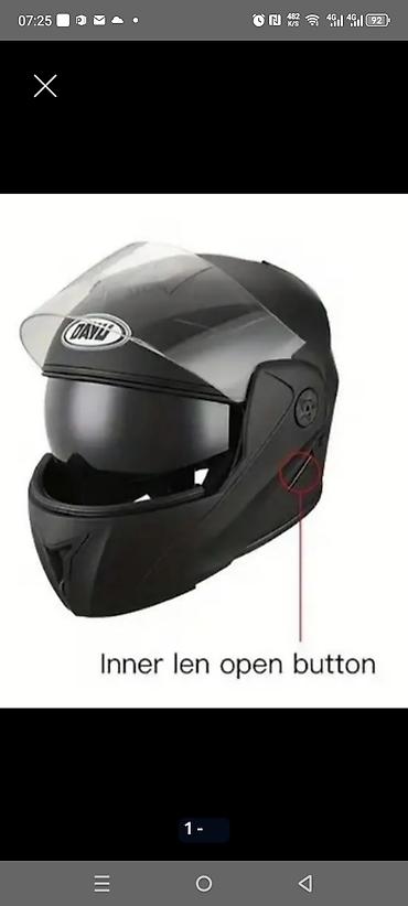 Moto dəbilqələr: 1 ci 2ci şəkildəki Moto Kaskalar 29-azn. 3cü 4-5-6-cı şəkildəki — 19