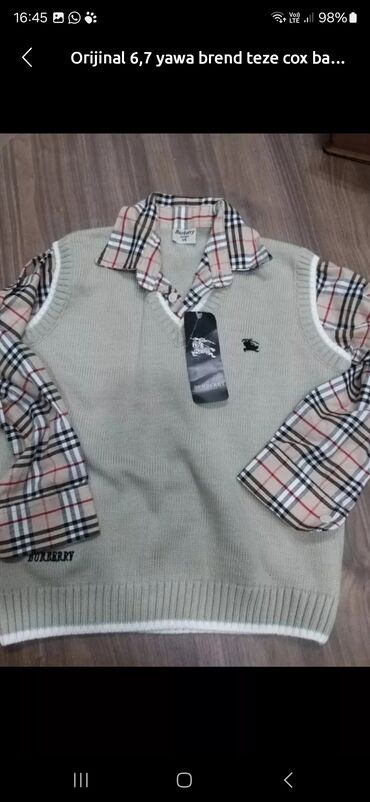 Uşaqlar üçün digər geyimlər: Uşaq geyim və ayaqqabı dəsti – 7, 8, 9 yaşlar üçün. Brendlər: LC — 14