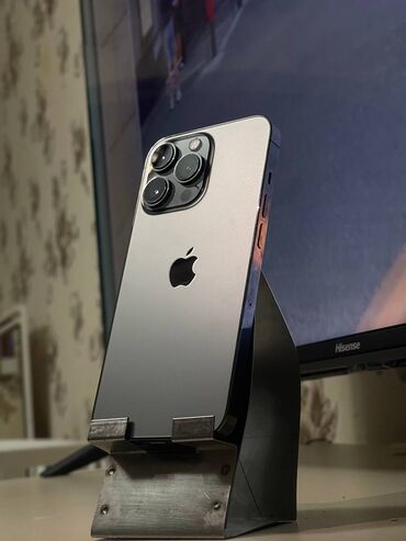 купить новый айфон 11 про макс: IPhone 13 Pro, Колдонулган, 256 ГБ, Black Titanium, Коргоочу айнек, Кабель, 84 %