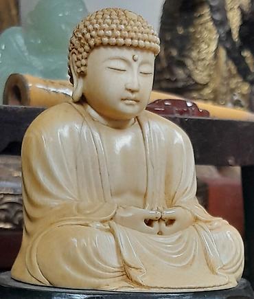 dušeci za ležaljke: Japanska slonovaca rezbarija – škola Tokio, majstor Yoshiyuki (oko — 5
