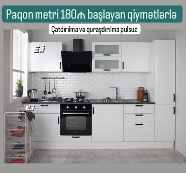 mətbəx mebeleri: *Mətbəx mebellərinin Sifarişlə Hazırlanması* 1Kvadrat metri ⤵️