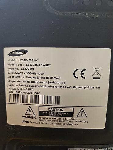 ТВ и видео: Б/у Телевизор Samsung LED экран 32" HD (1366x768), Самовывоз — 2