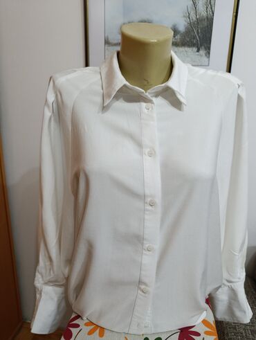 Bluze: Reserved, Jednobojni, bоја - Bela — 5