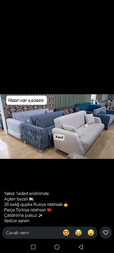 Açılan bazalı divan – hazır - Qiymət: 440 AZN (hazır var yazıldığı lalafo.az -da Açılan bazalı divan – hazır - Qiymət: 440 AZN (hazır var yazıldığı