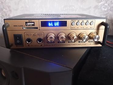 kalonka balaca: JVC audio sistem komplekti. Elanda görünən dəstə 2 ədəd JVC kolonka, 1 — 2