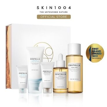 Косметика: Набор для ухода за лицом от бренда skin 1004 подходит для всех типов