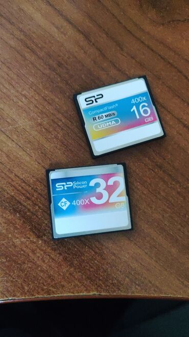 Yaddaş kartları: Compact flash 16 və 32gb. bir yerdə satılır
#cf #cf16gb #cf32gb