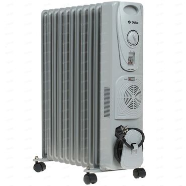 вентилятор для радиатора: Масляный обогреватель Кол-во секций: 10 и более, Отключение при перегреве