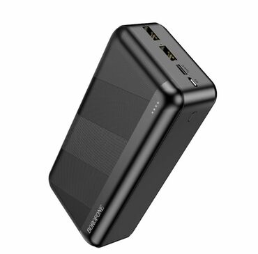 гур портер: BOROFONE BJ27B Pindar, портативный аккумулятор 30000mAh, USB-C +