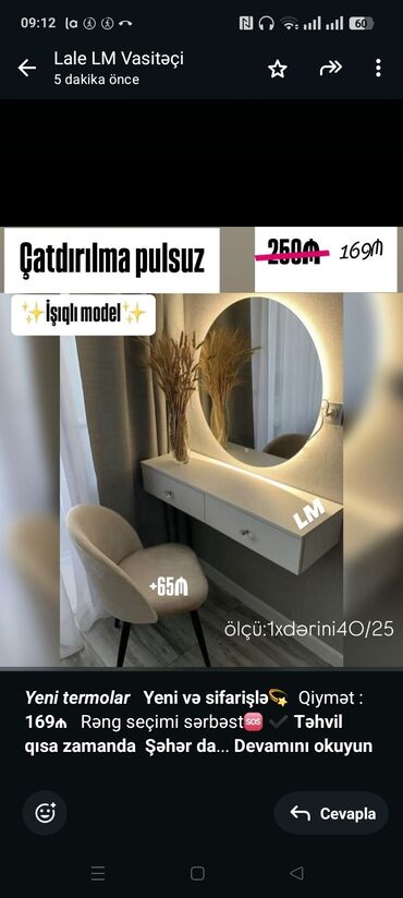 Qida məhsulları: _*Yeni termolar*_ *Yeni və sifarişlə💫* Qiymət : *169₼* Rəng seçimi