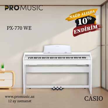 azerbaycan dili dim 8 ci sinif: Casio px-770 we privia ( 88 klaviş ağ elektro piano piyano pianino