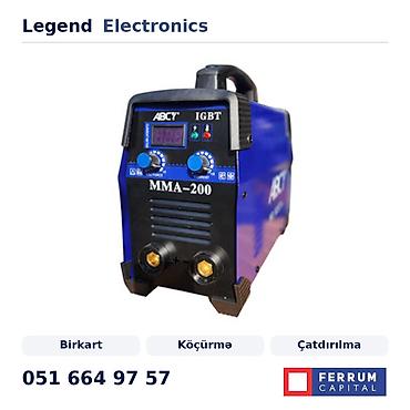 kreditle drel: Elanın başlığı: Qaynaq aparatı ABCY, inverter, 5000 Vt Qaynaq aparatı — 1