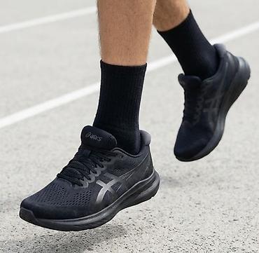 obuča: ASICS muške patike za trčanje – crne - Lagani, prozračni gornjište od — 1