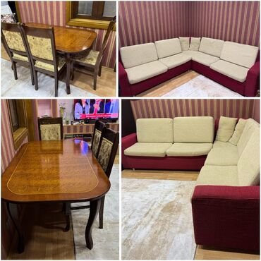 Divan və masa dəstləri: Bir evden satiş‼️Kunc divan 170 man.olcu 2.50/2.50.baza