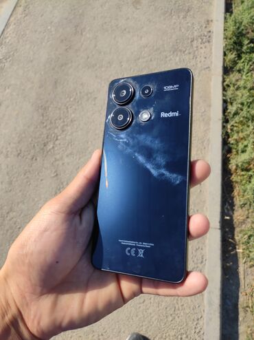 Redmi: Redmi, Redmi Note 13, Б/у, 256 ГБ, цвет - Черный, 2 SIM