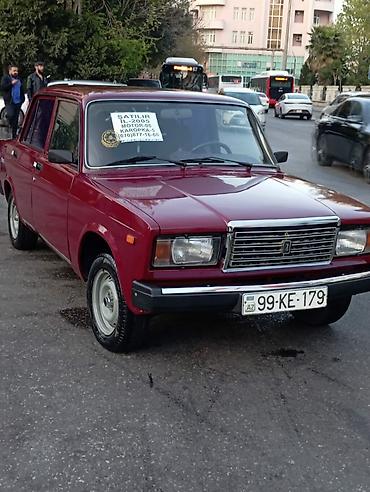 vaz karbiratoru: VAZ Lada 2107 sedan - Rəng: tünd albalı/bordo - Kuzov: 4 qapılı — 5