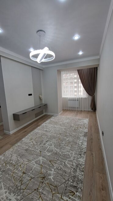аренда квартир на долгий срок подселение: 1 бөлмө, 35 кв. м, Элитка, 4 кабат, Дизайнердик ремонт