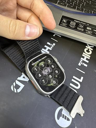 cmf watch: Смарт‑часы в стиле Apple Watch Ultra 2 (корпус серебристого цвета) с — 3