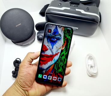 телефен: Honor X6, Колдонулган, 128 ГБ, түсү - Көк, 1 SIM, 2 SIM, eSIM