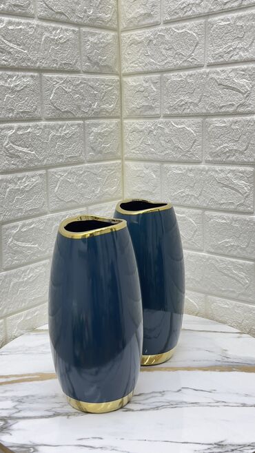 Вазы: Керамическая ваза Декор для гостиной Цветочная композиция Водная