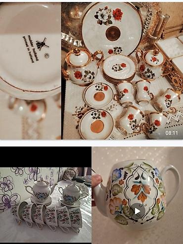 cekic 2018: Çay dəsti, rəng - Ağ, Farfor — 4