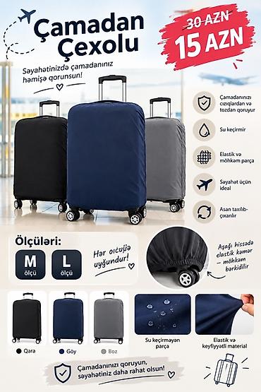 e 39: Çamadan Çexolu Səyahət zamanı çamadanınızı cızıqlardan, tozdan və — 1