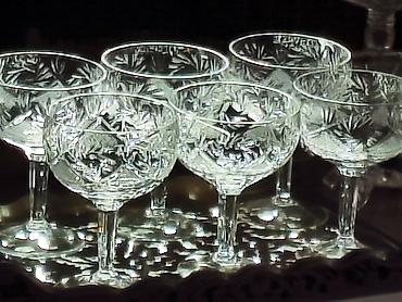 Наборы посуды: Набор бокалов из стекла/хрусталя. - Комплект №1: 6 высоких бокалов на — 53