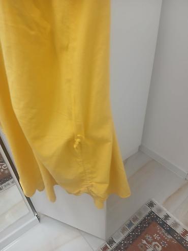 versace helanke: Žuta haljina KEKO design - Brend: KEKO design - Veličina na etiketi — 3