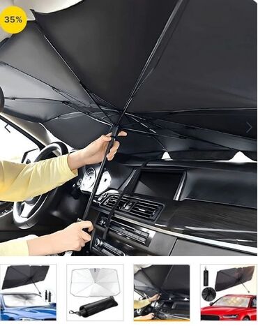 program za auto dijagnostiku: Štitnik za sunce za automobil u obliku kišobrana, dizajniran za