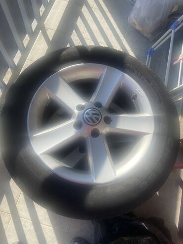 Gume i felne: VW aluminijumske felne + gume - Set od 4 originalne Volkswagen — 8