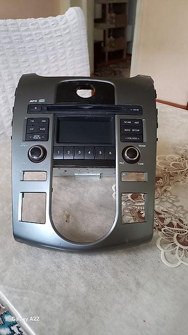 kaset calar: Hyundai Sonata (NF) üçün orijinal mərkəzi konsol paneli və audio — 1