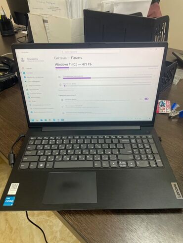 ноутбуки ленова: Ноутбук, Lenovo, 16 ГБ ОЭТ, Intel Core i3, 15.6 ", Жаңы, Татаал эмес тапшырмалар үчүн, эс тутум SSD