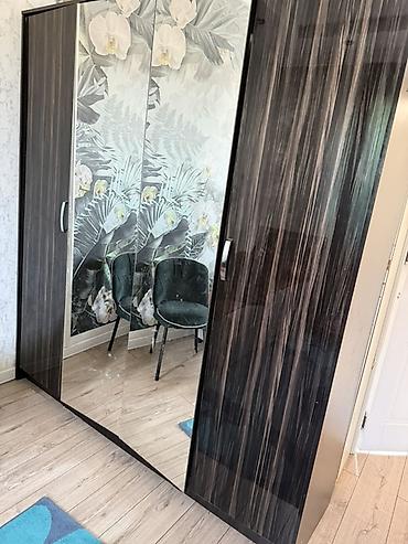 Шкаф-купе с зеркальными дверями - Тип: корпусный шкаф-купе, 4-дверный