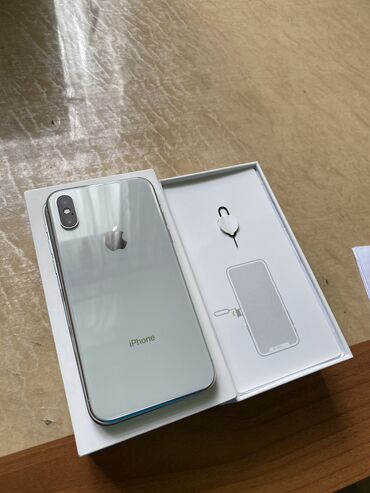 pixel 7 купить бишкек: IPhone Xs, Б/у, 64 ГБ, Белый, Защитное стекло, Кабель, Коробка, 77 %