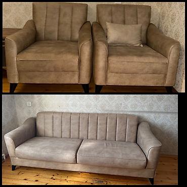 gen: Mebel dəsti – 1 ədəd 3 nəfərlik divan və 2 ədəd kreslo - Ümumi üslub — 1