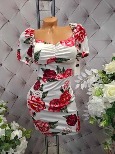 kosulje i tunike za punije: One size, color - Multicolored, Cocktail, Short sleeves