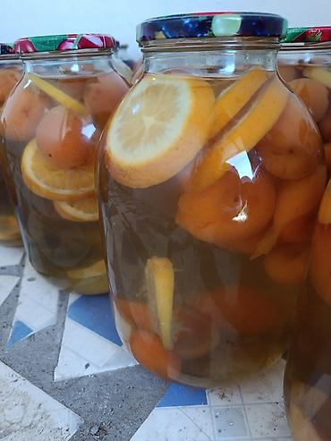 компот оптом: Домашний фруктовый компот 🍑🍊🍋 ароматный, натуральный 3л. 300 сом! ❌ — 2