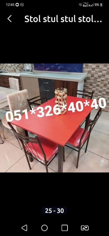 Masa və oturacaq dəstləri: Masa ve oturacaq destleri stol stul Stol stul stul stol oturacaq — 26