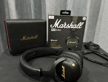 tek qulaq nausnik: Yeni Simsiz (Bluetooth) Qulaqcıqlar, Marshall