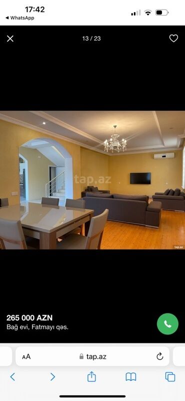 Bağ evlərinin satışı: Bakı, Fatmayı, 220 kv. m, 5 otaqlı, Hovuzlu, Artezian quyusu — 7