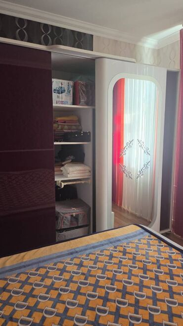 Yataq otağı dəstləri: İkinəfərlik çarpayı, 2 tumba, Dolab, Komod, İşlənmiş — 5