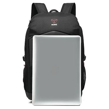 Futrole i torbe za laptopove: Ruksak za laptop sa ojačanom prednjom pločom - Moderan crni dizajn sa — 11