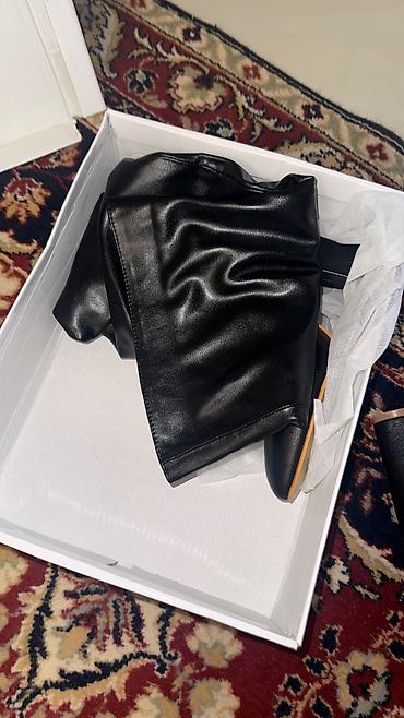 Сапоги: Ботфорты, Размер: 38, цвет - Черный, Новый — 2