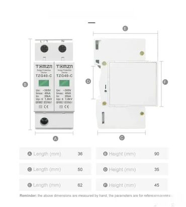 Elektro materijal: AC Monofazna Prenaponska Zaštita - Gromobranska 275V ⚡🌩️ Gromobranska — 11