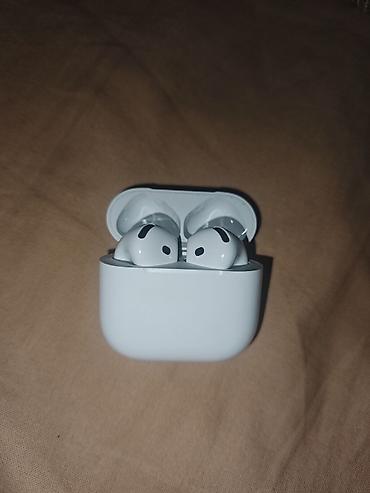 airpods pro 1: İşlənmiş Simsiz (Bluetooth) Qulaqcıqlar, Apple, rəng - Ağ — 1