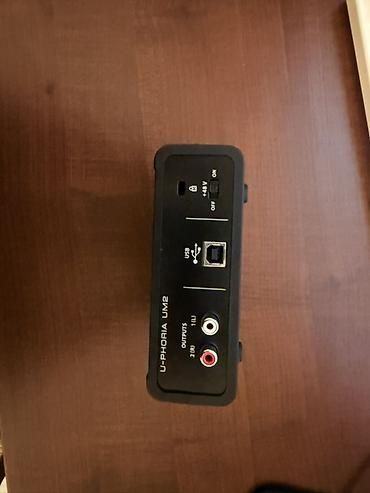 Musiqi alətləri: Behringer U-PHORIA UM2 USB audio interfeysi Xüsusiyyətlər: - 2 giriş — 5