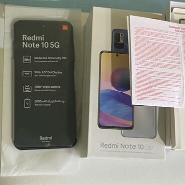 Mobil telefon və aksesuarlar: Xiaomi Redmi Note 10, 64 GB, rəng - Qara, 
 Sensor