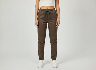 spodnie z jedwabiu naturalnego: Sweatpants for women, size S