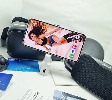 Samsung: Samsung Galaxy S22, Б/у, 512 ГБ, цвет - Розовый, 1 SIM, 2 SIM, eSIM — 5