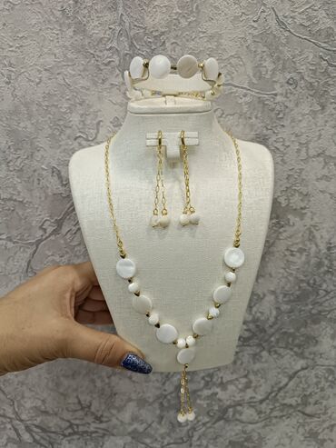 Bijuteriya dəstləri: Təbii daşlardan hazırlanmış zərgərlik dəstləri - Tərkib: müxtəlif — 4